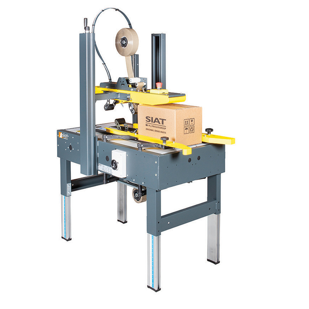 SK10 semi-automatic case sealer with manual adjustment